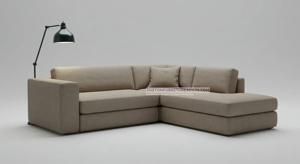 Jasa Pembuatan L Shape Sofa Jogja